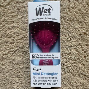 Wet Brush Mini Detangler For Wet or Dry Hair Pink